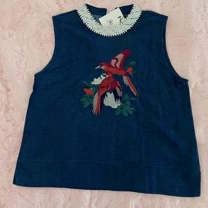 Plain&Prints Small Sleeveless Top